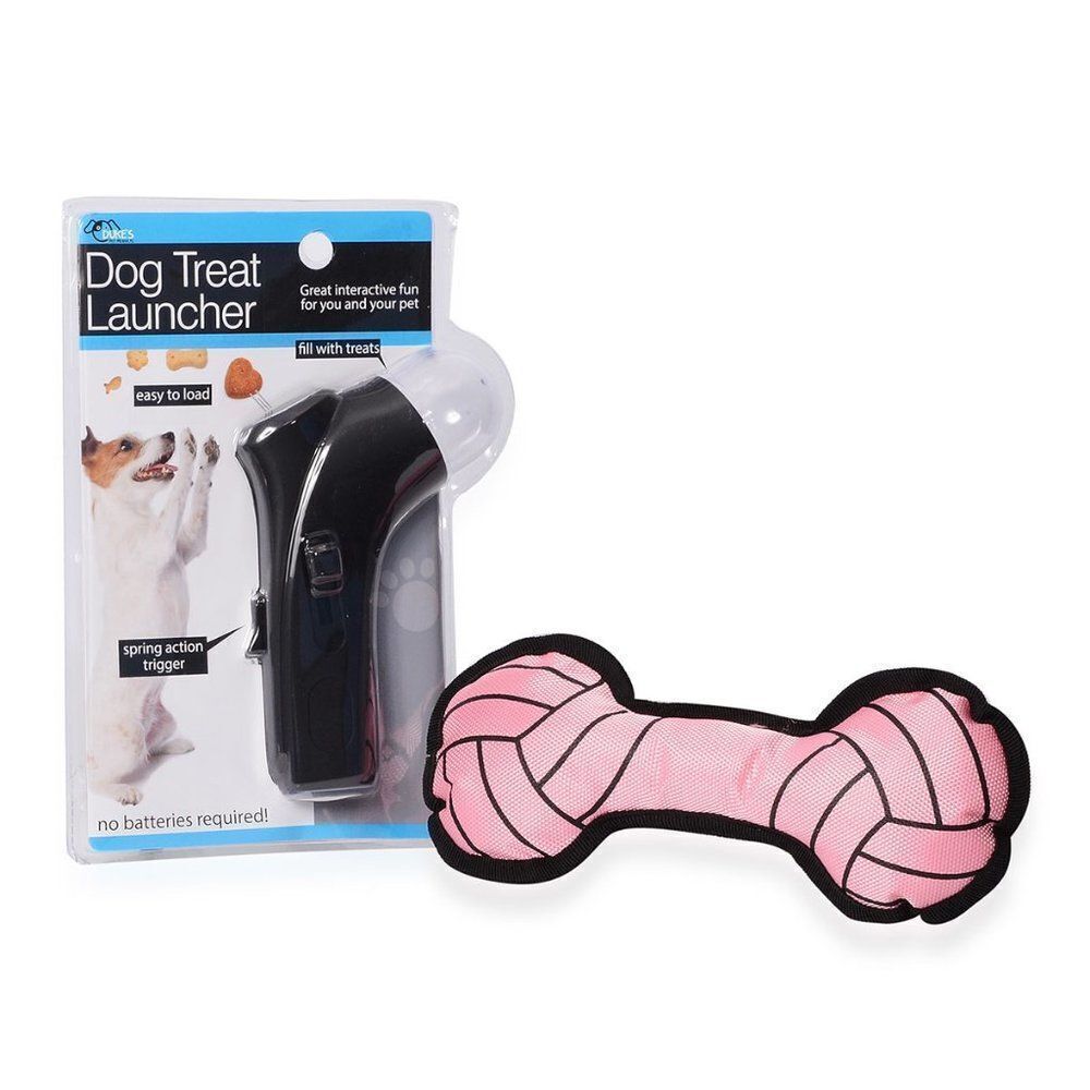🎉 Host Pick 🎉Pink Dog Toy with Treat Launcher